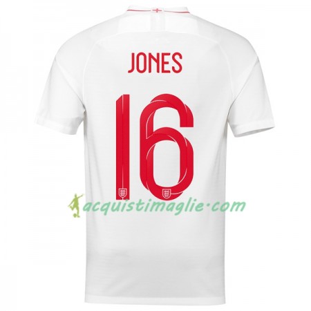 Divisa di Calcio Inghilterra Jones 16 Prima Mondiali 2018